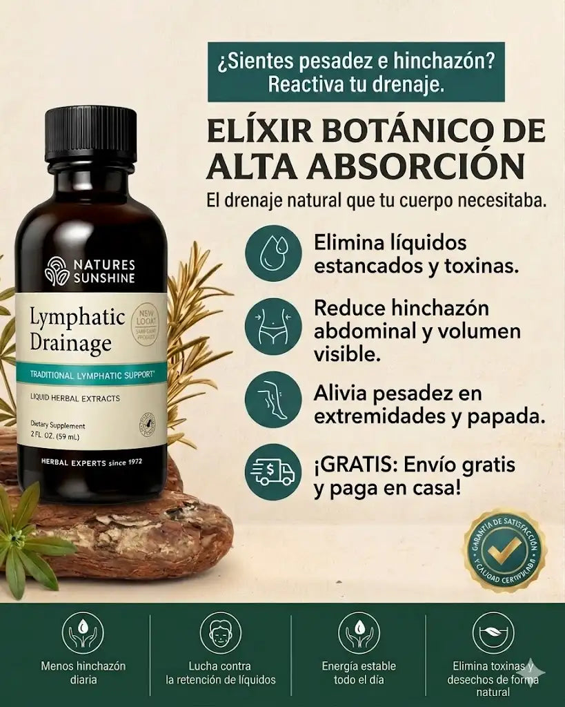 Dile Adiós a la inflamación crónica con Drenaje Linfático natural